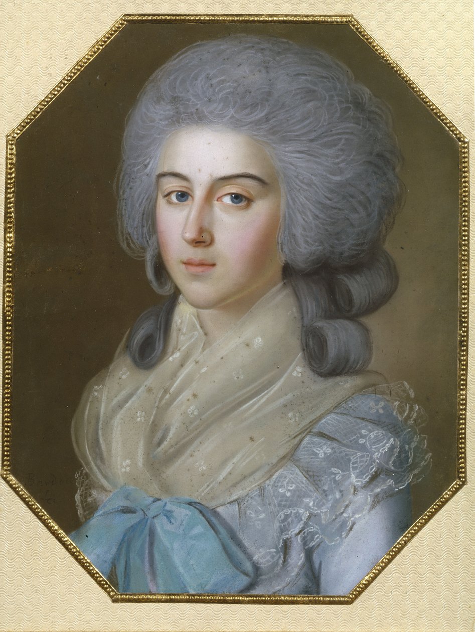 Porträt der Gräfin Anna Alexandrowna Golizyna, Baronin Stroganova 1739-1816, 1786 von Johann Bardou