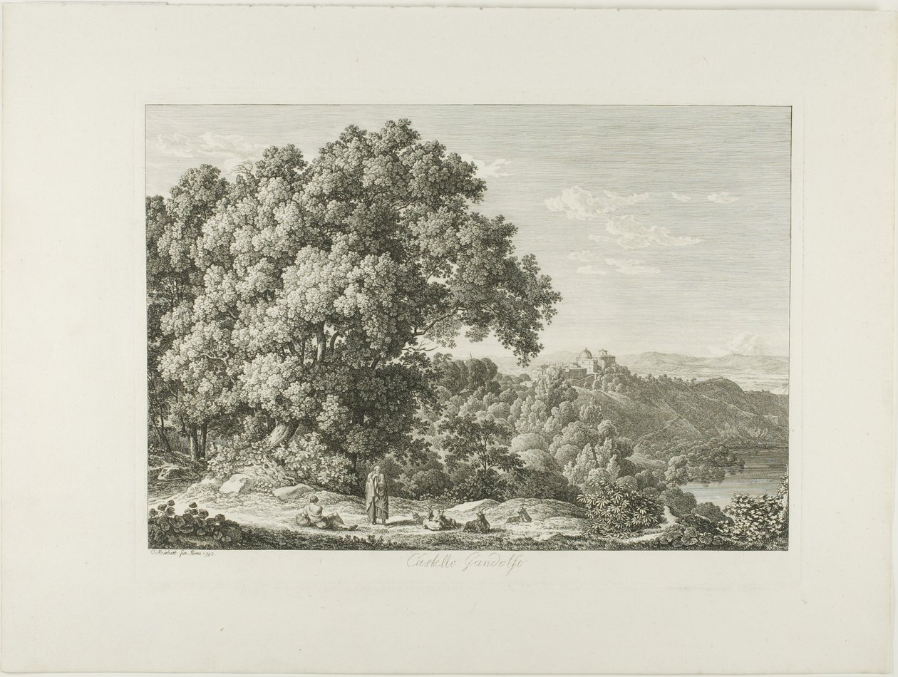 Schloss Gandolfo von Johann Christian Reinhart