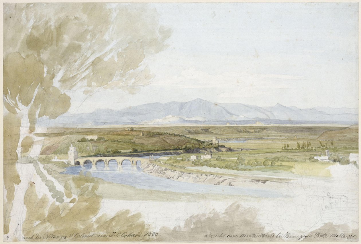 Aussicht vom Monte Mario von Johann Christoph Erhard