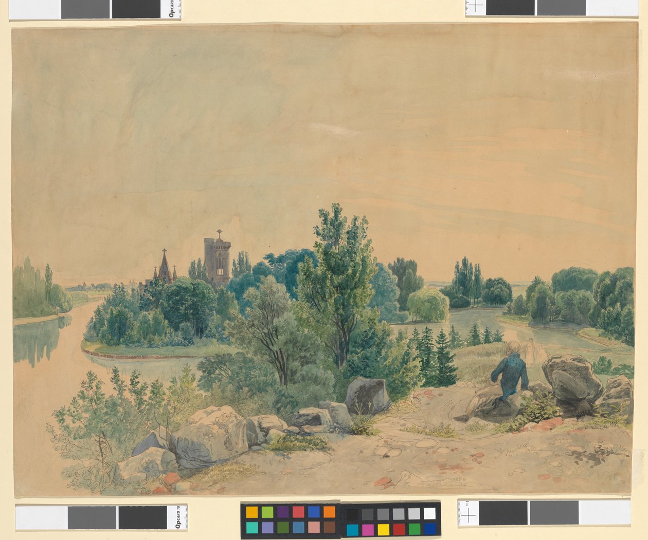 Die Franzensburg in Laxenburg von Johann Christoph Erhard