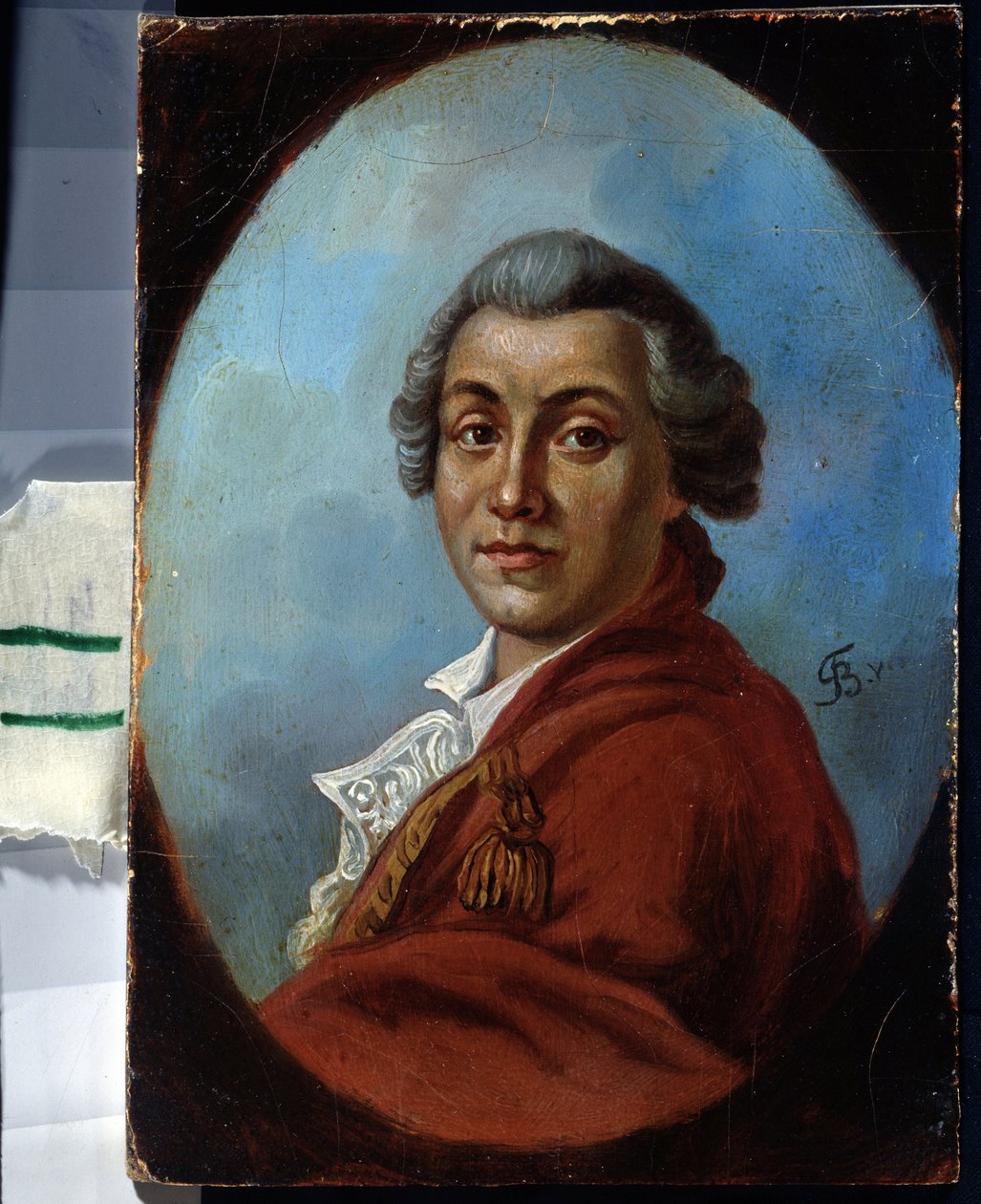 Porträt des Dichters Alexander Sumarokow (1717-1777). Gemälde von Johann Friedrich August Tischbein (1750-1812) von Johann Friedrich August Tischbein