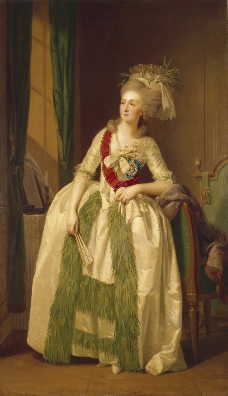 Porträt von Prinzessin Natalya Vladimirovna Saltykova, 1780er von Johann Friedrich August Tischbein