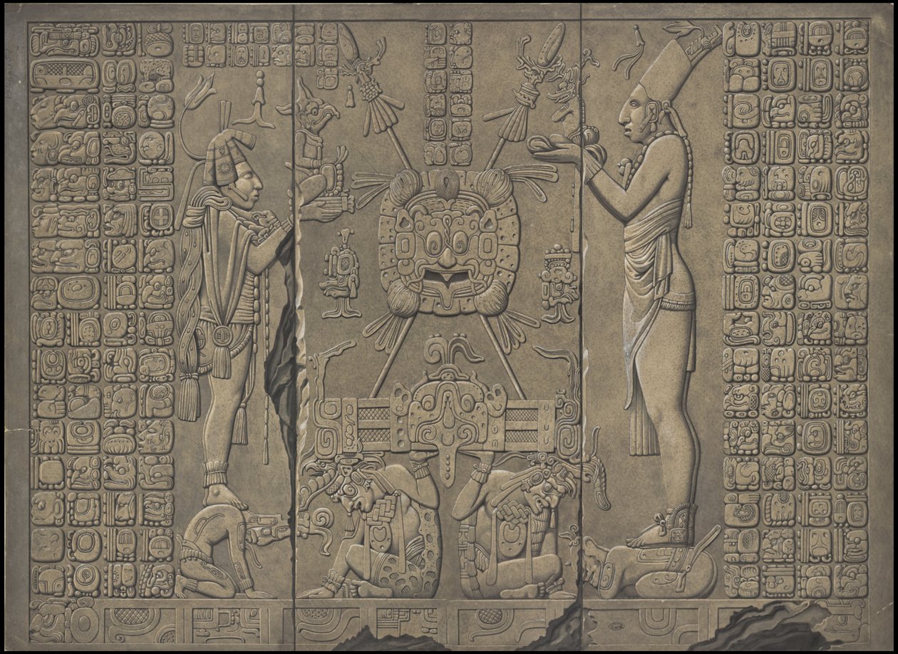 Eine Sammlung von Waldecks Originalkunstwerken aus Mesoamerika, Box 20 von 22 von Johann Friedrich Maximilian von Waldeck