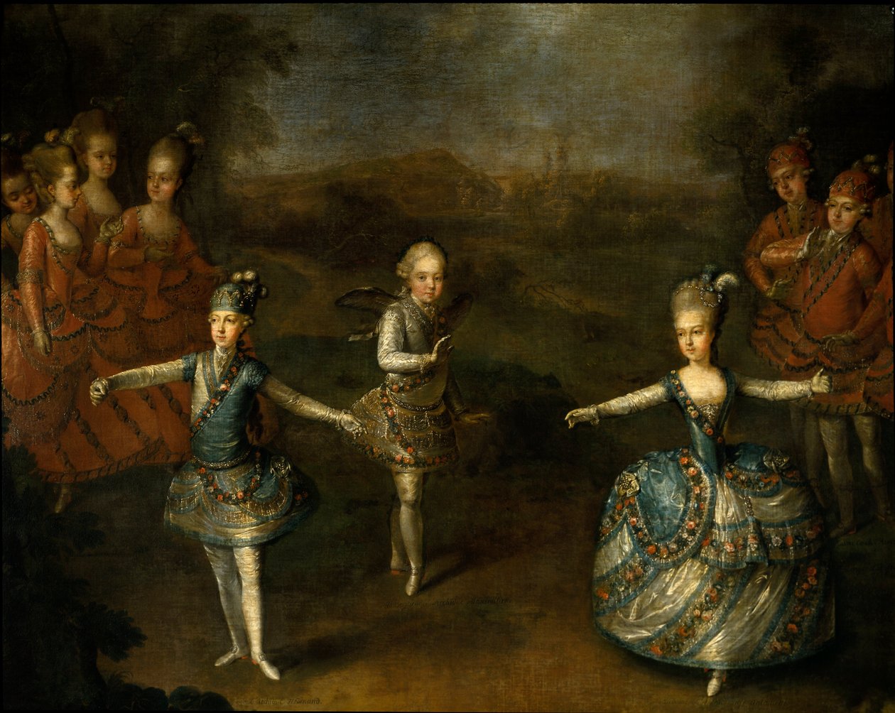 Darstellung des Balletts 
