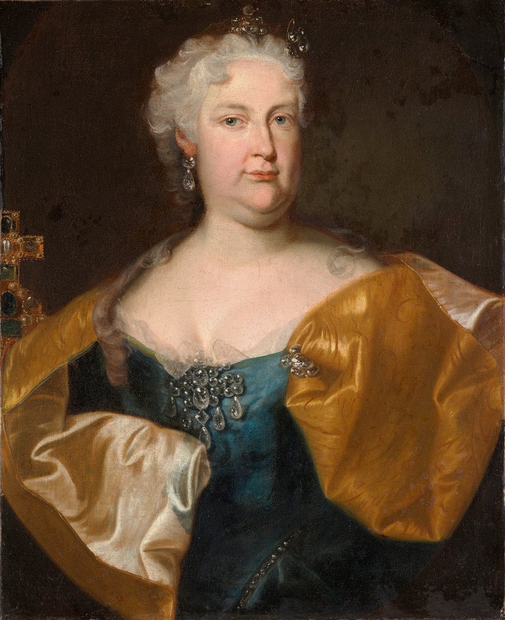 Porträt von Kaiserin Elisabeth Christine von Braunschweig von Johann Gottfried Auerbach