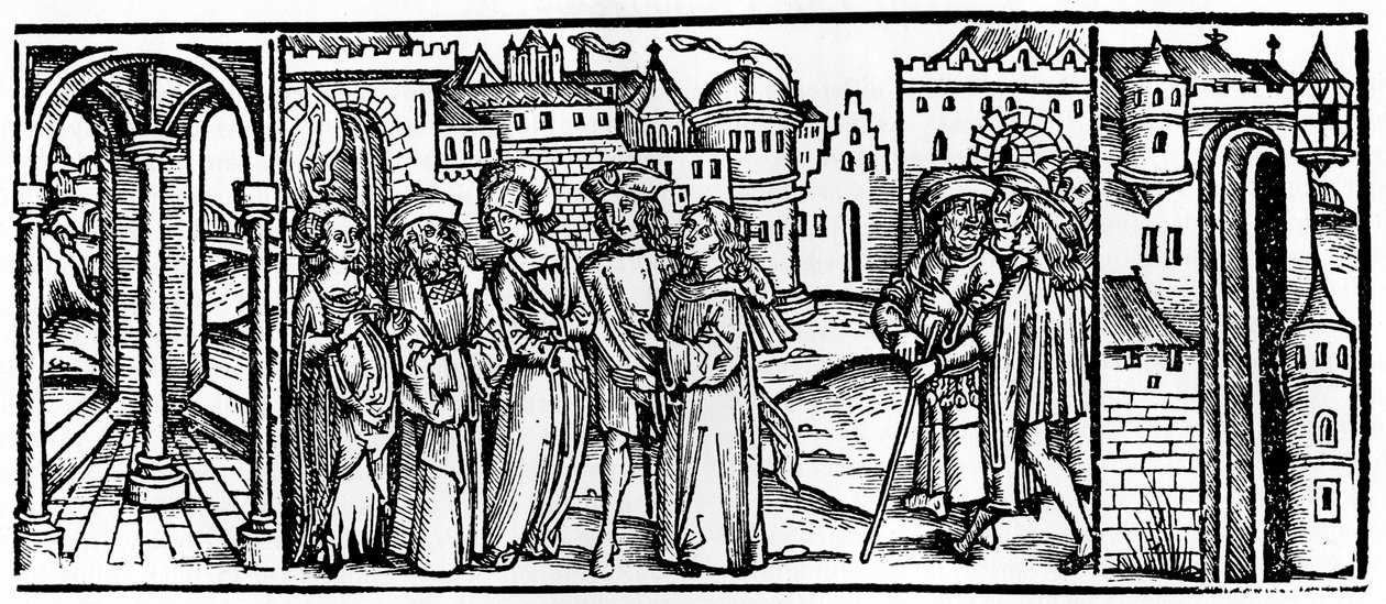 Ein Foliant aus Boethius, Trost der Philosophie von Johann Gruninger