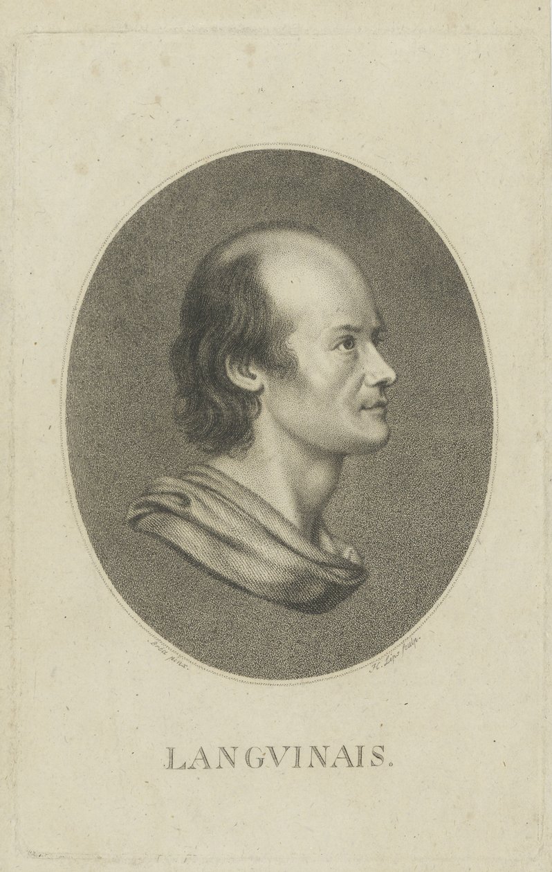 Porträt von Jean-Denis Lanjuinais 1753-1827, um 1810 von Johann Heinrich Lips
