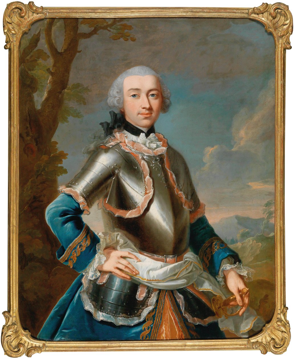 Porträt von Graf Rudolf Waldbott von Bassenheim 1731-1805, zwischen 1755 und 1765 von Johann Heinrich Tischbein the Elder