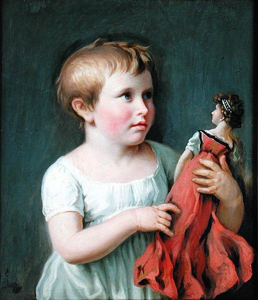 Kinderporträt von Cornelia Wilhelmine Amsinck, der zukünftigen Frau von Bürgermeister Dammert (1800-61) von Johann Heinrich Wilhelm Tischbein