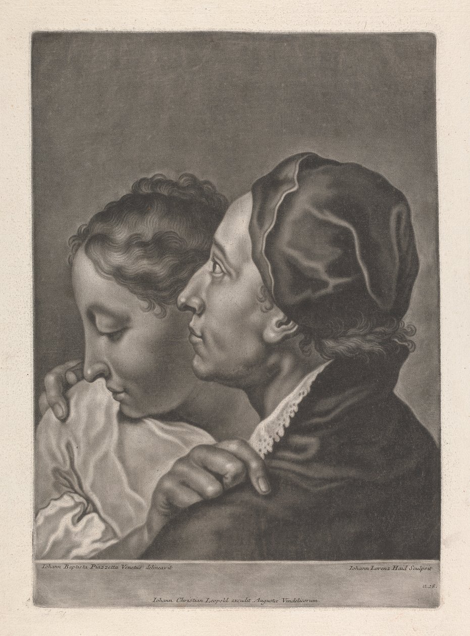 Porträt eines Mannes und einer Frau von Johann Lorenz Haid