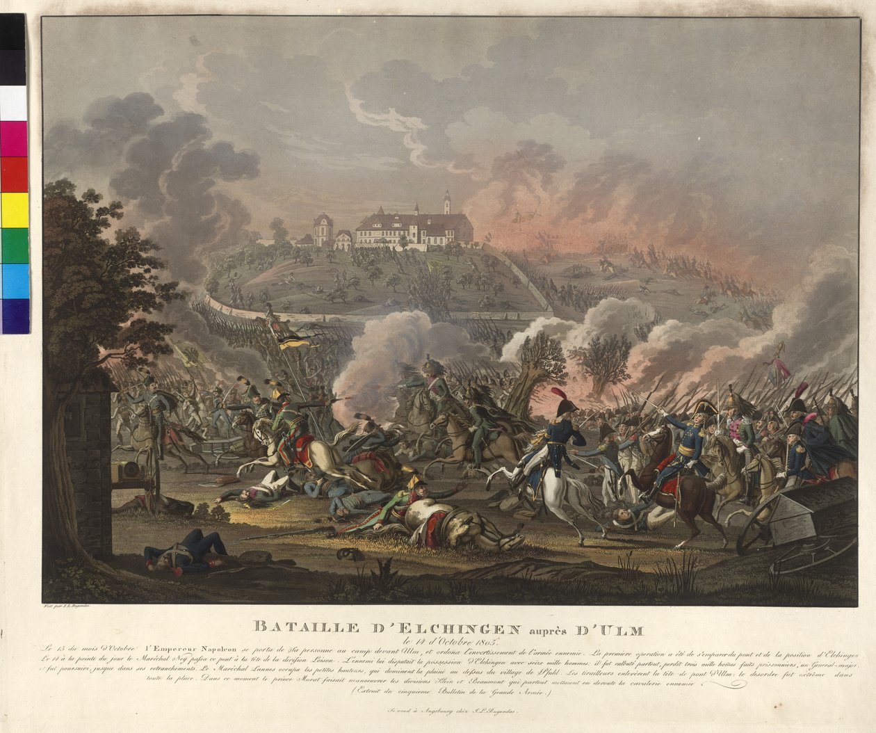 Schlacht von Elchingen am 14. Oktober 1805 von Johann Lorenz Rugendas