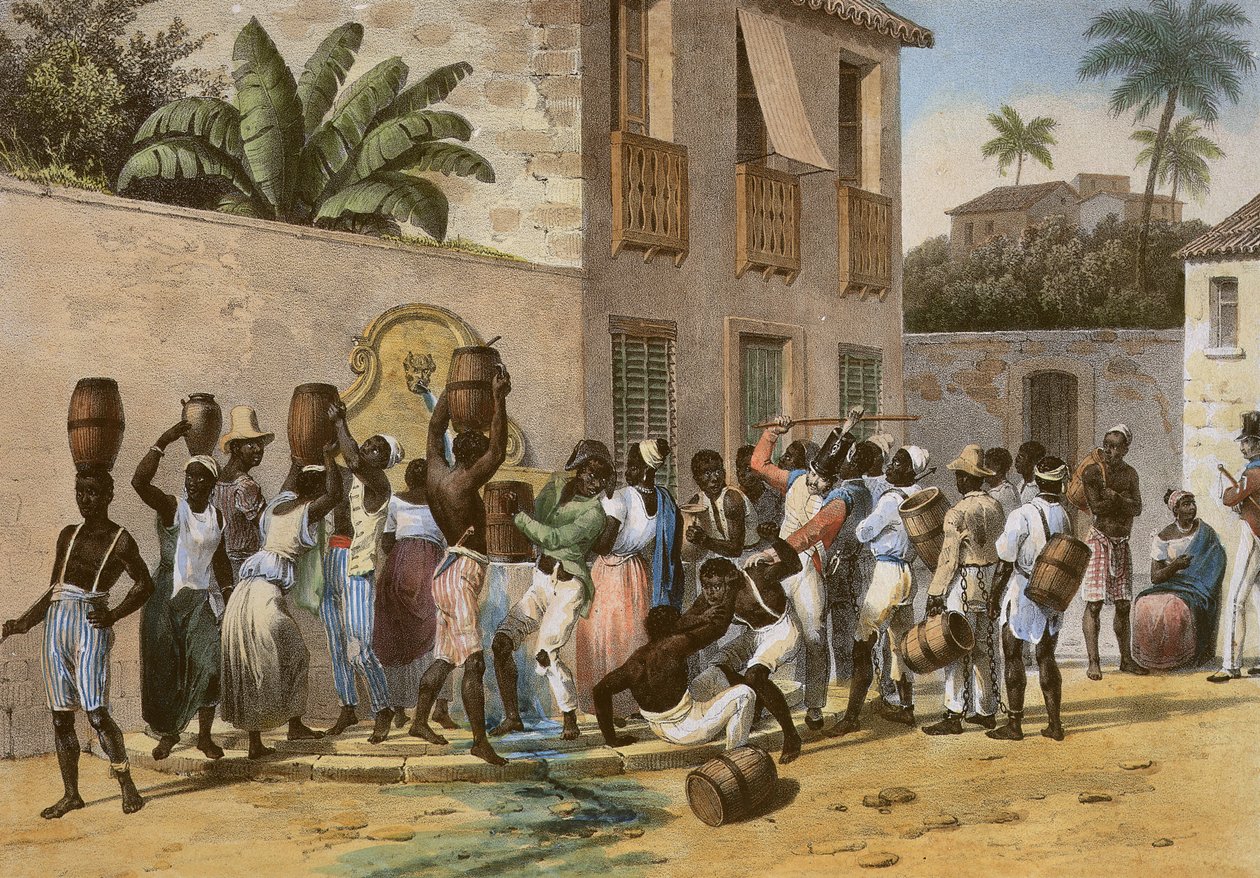 Wasserträger, graviert von Deroi, veröffentlicht von Engelmann und Company, Paris, 1835 von Johann Moritz Rugendas