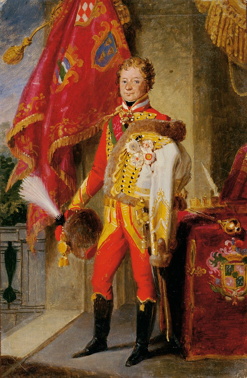 Ignaz Graf Gyulay von Naros-Nemeth und Nadaska in ungarischer Uniform von Johann Peter Krafft