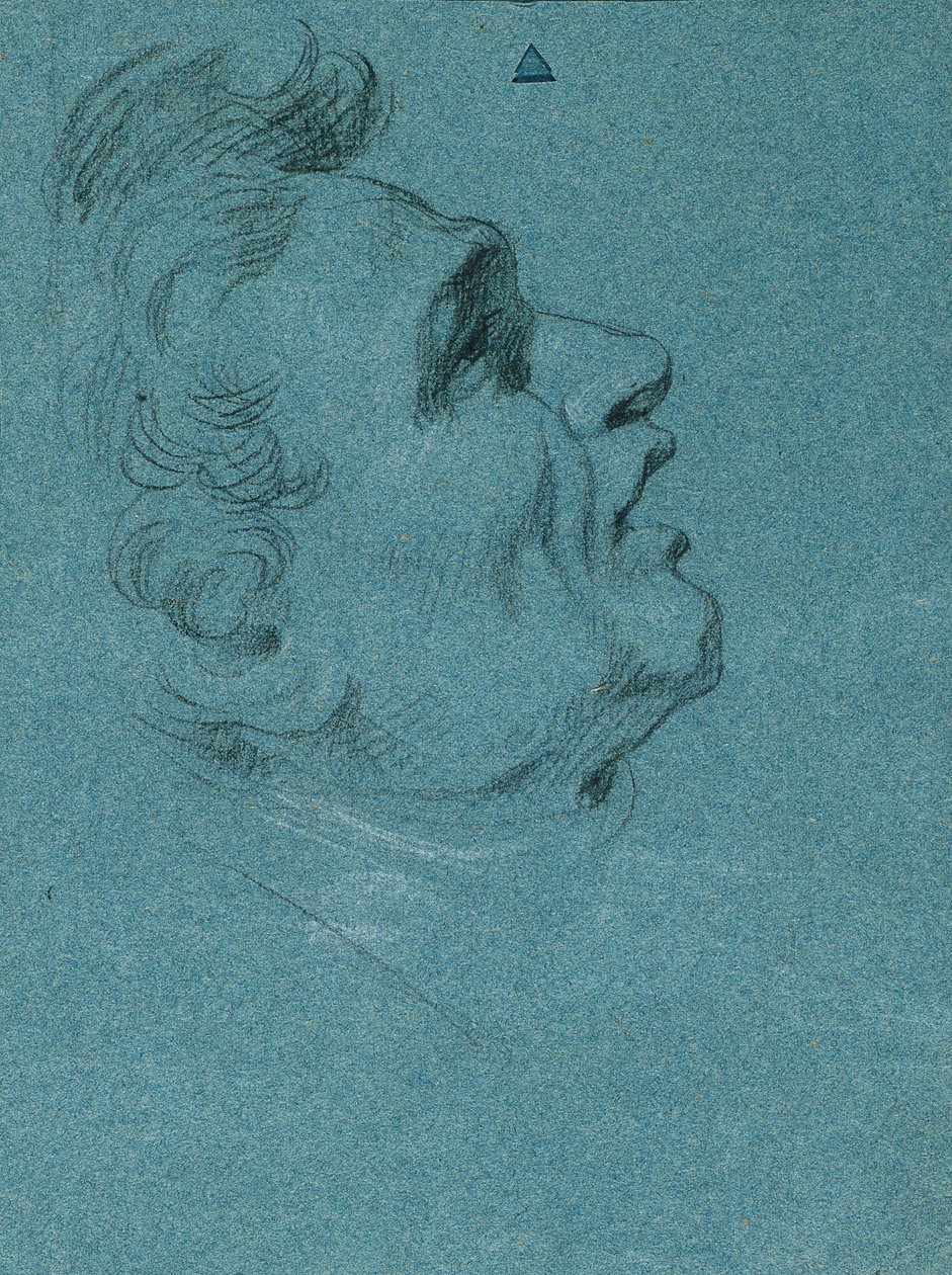 Kopfstudie zu den Wandgemälden in der Hofburg von Johann Peter Krafft