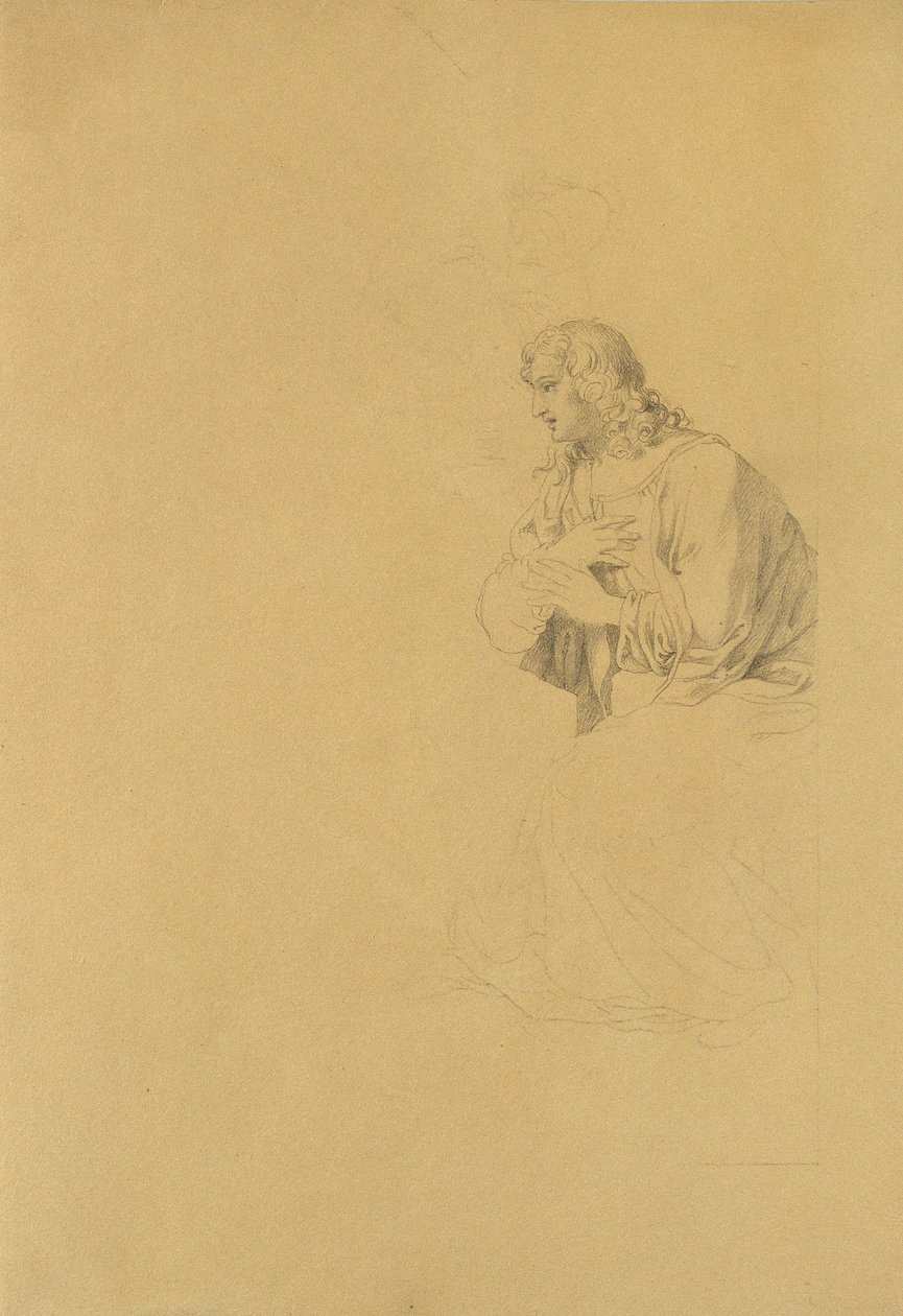 Studie eines Jüngers von Johann Peter Krafft