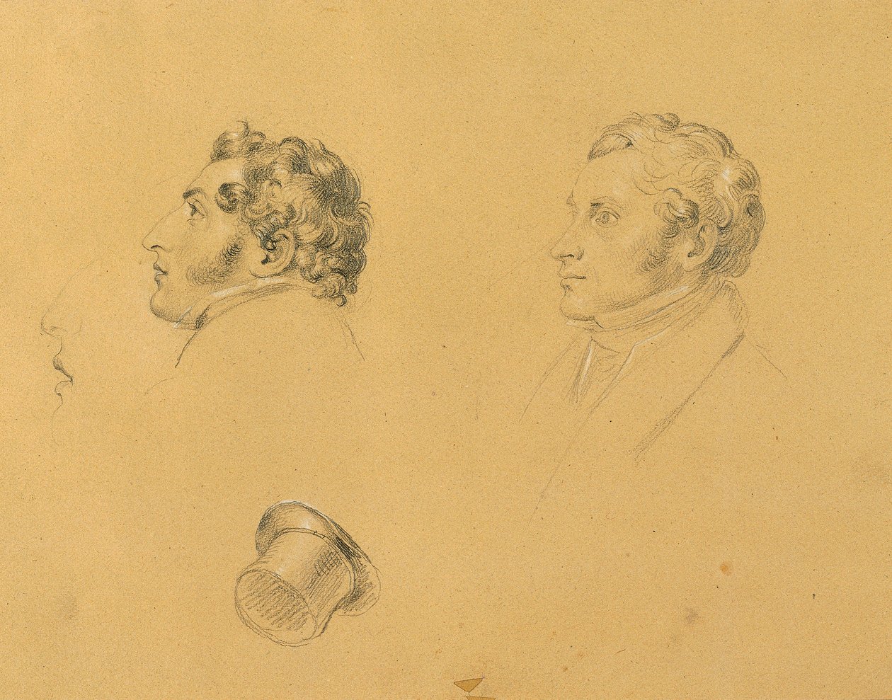 Studie zum "Einzug nach dem Pariser Frieden" von Johann Peter Krafft