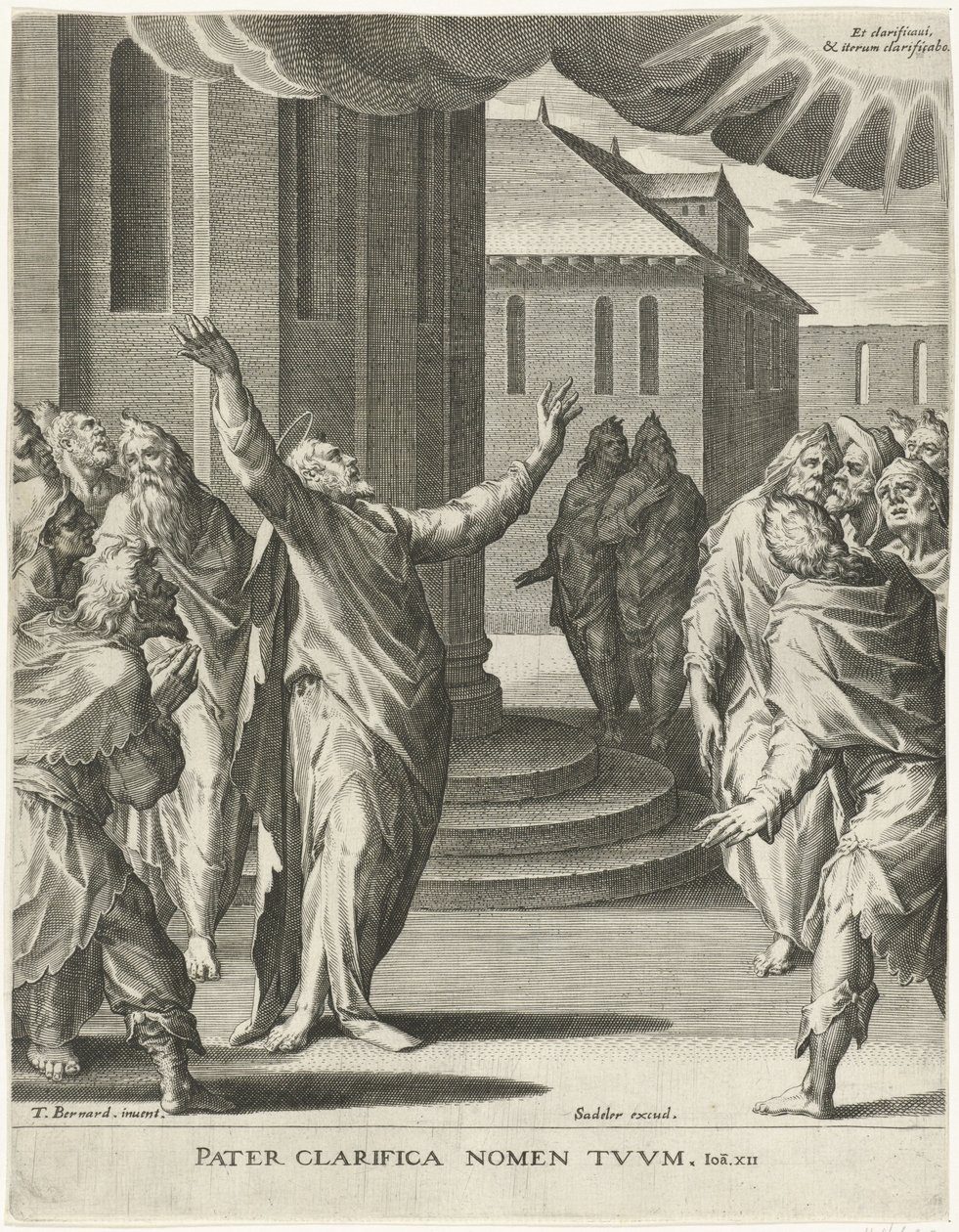 Christus betet zu Gott von Johann Sadeler (I)
