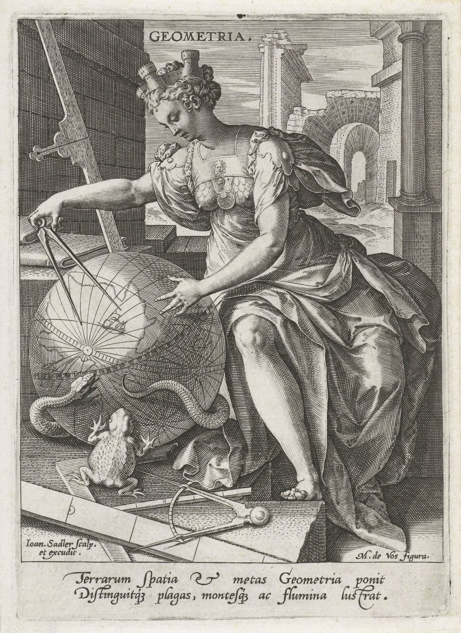 Geometrie von Johann Sadeler (I)