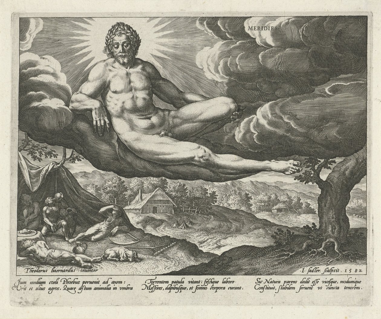 Mittag (Die vier Teile des Tages) von Johann Sadeler (I)