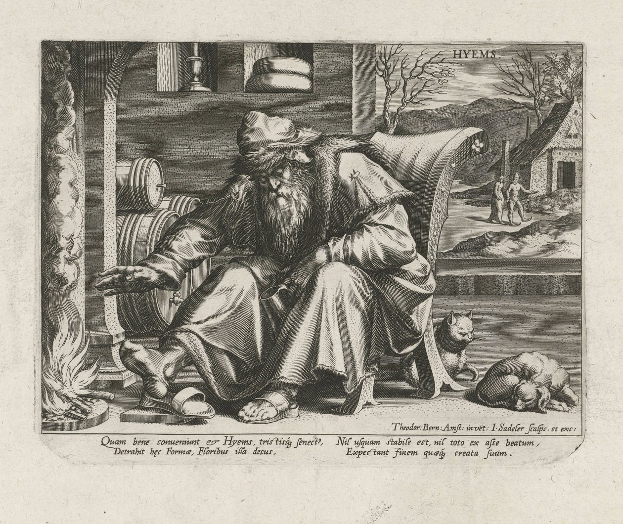 Winter von Johann Sadeler (I)
