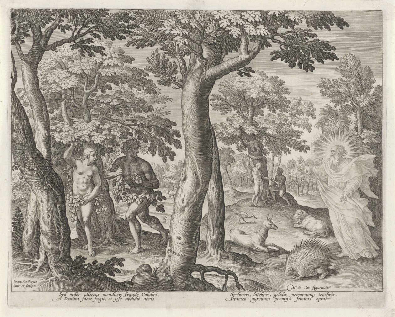 Der Sündenfall von Johann Sadeler (I)