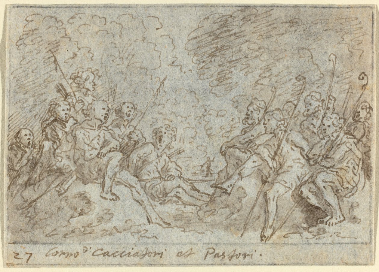 Chor der Jäger und Hirten von Johann Wilhelm Baur