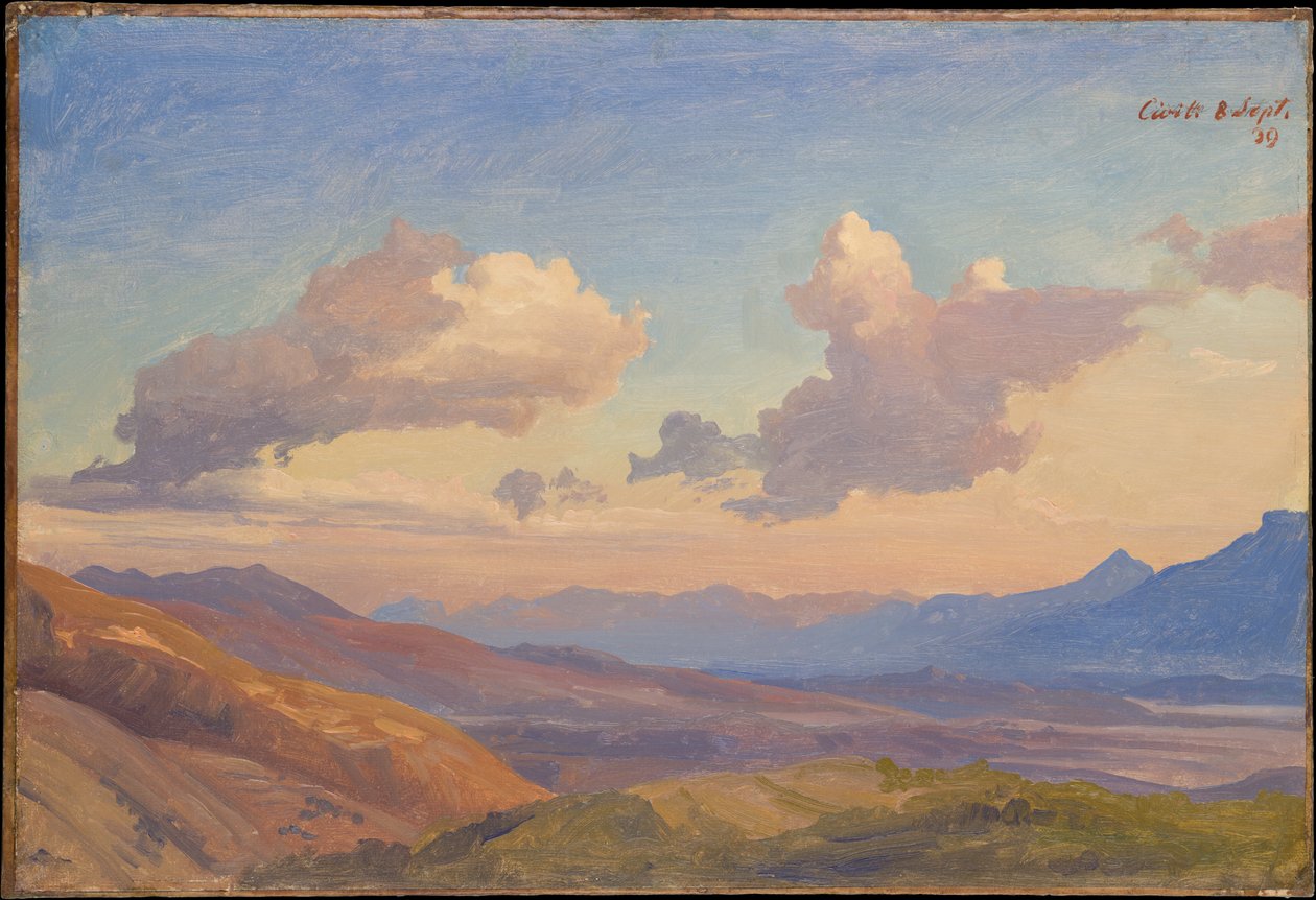 Landschaft in den Sabiner Bergen von Johann Wilhelm Schirmer