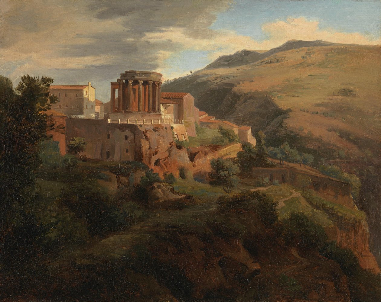 Tivoli mit dem Tempel der Vesta von Johann Wilhelm Schirmer