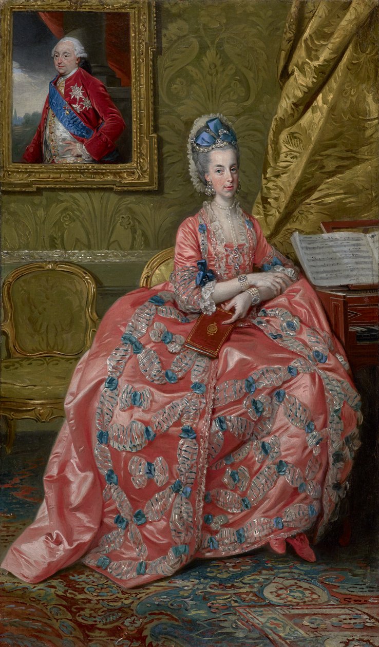 Porträt der Erzherzogin Maria Amalia von Österreich, Herzogin von Parma, ca. 1778 von Johan Joseph Zoffany
