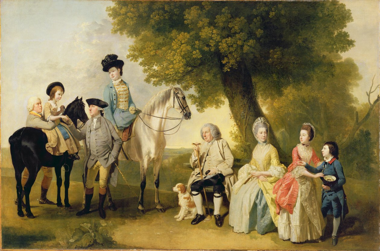 Die Familie Drummond, ca. 1769 von Johann Zoffany
