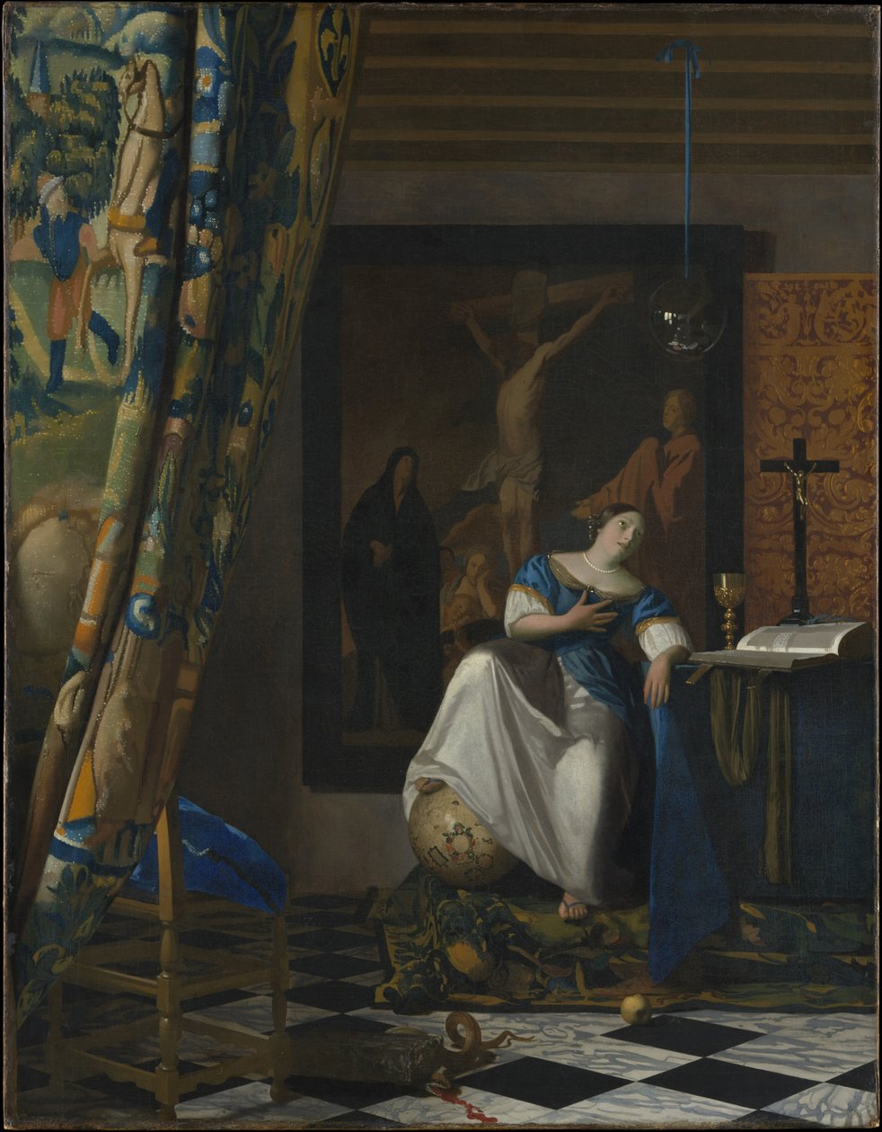 Allegorie des katholischen Glaubens von Jan Vermeer van Delft