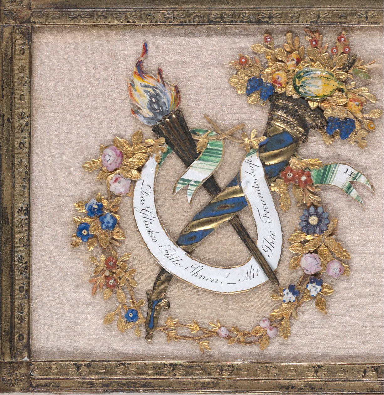 Grußkarte, 1810 von Johannes Endletzberger
