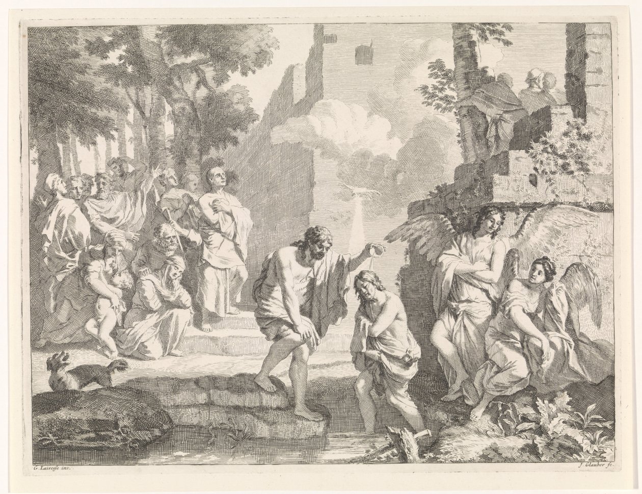 Taufe Christi von Johannes Glauber