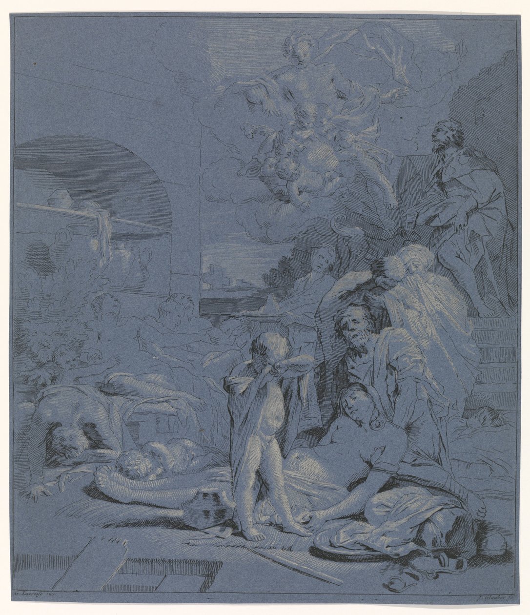 Bitte des heiligen Rochus von Johannes Glauber