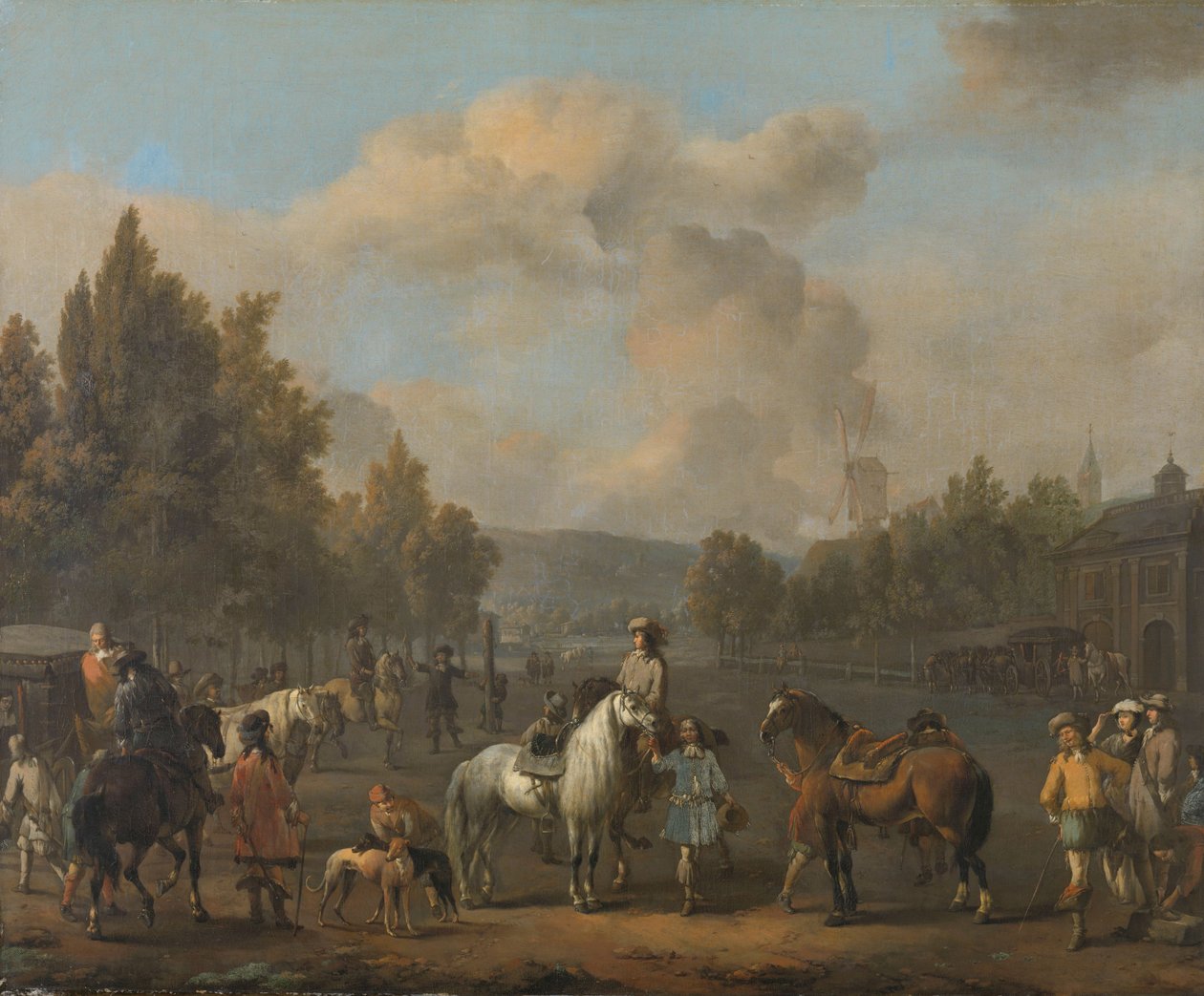 Die Reitschule von Johannes Lingelbach