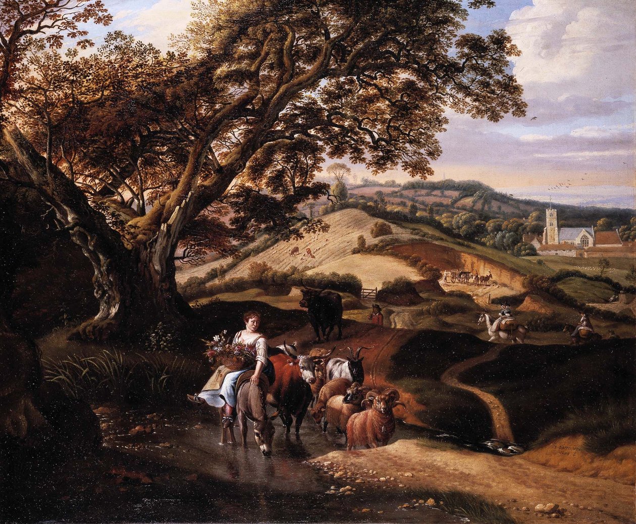 Eine pastorale Landschaft von Johannes Siberechts