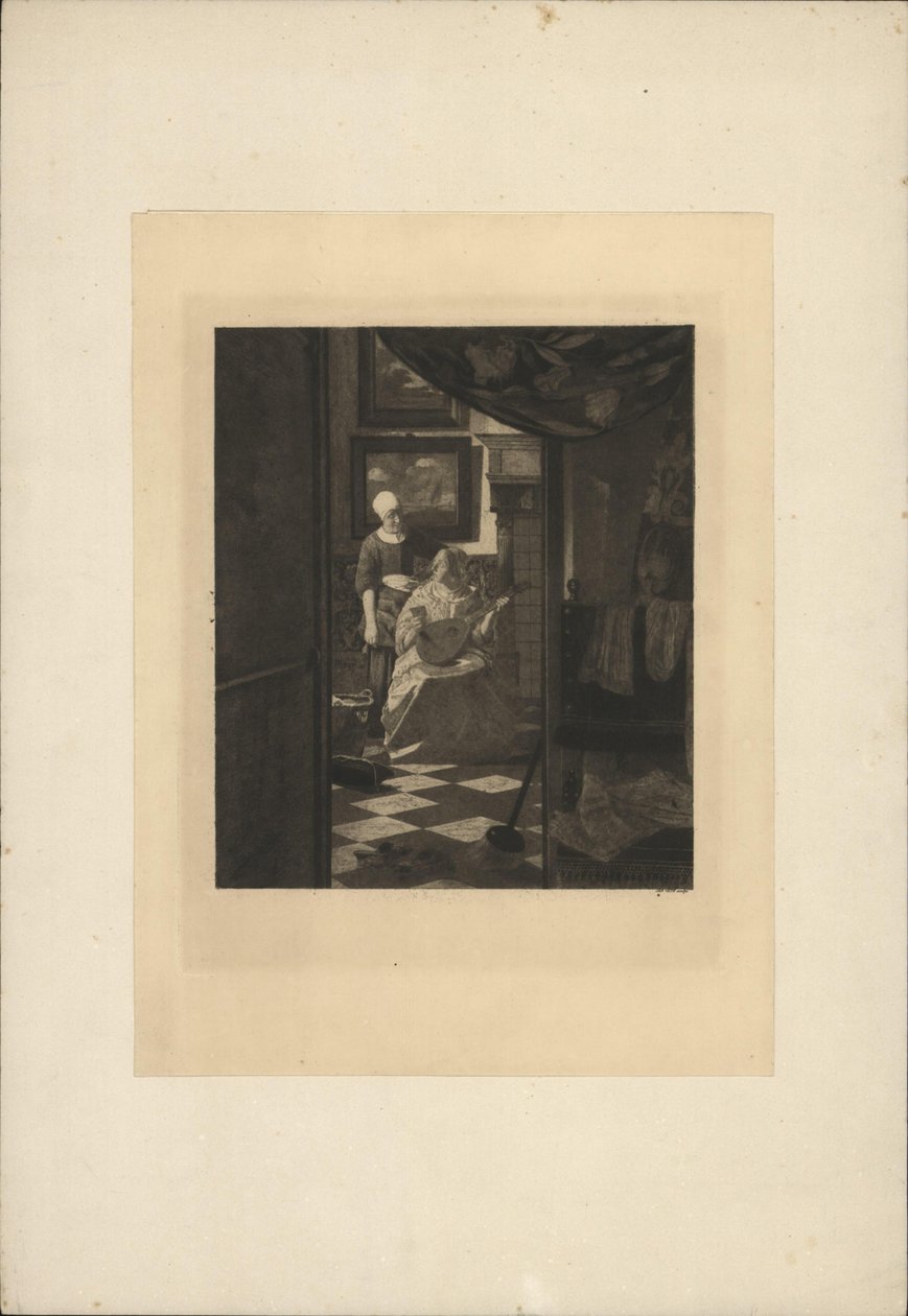 Der Liebesbrief von Johannes Vermeer
