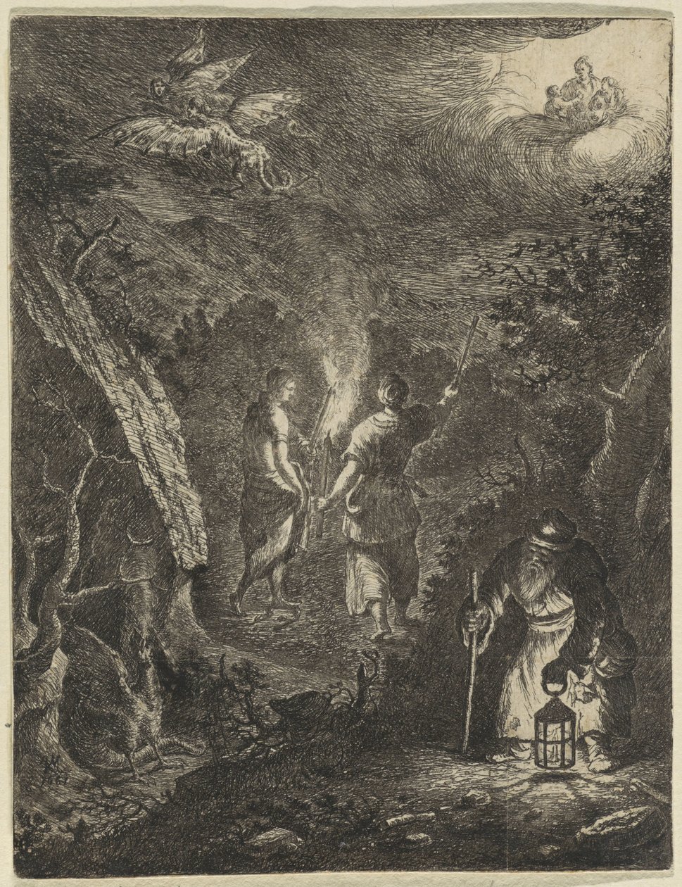 Allegorie des Weges der wahren Liebe von Johannes Vorsterman
