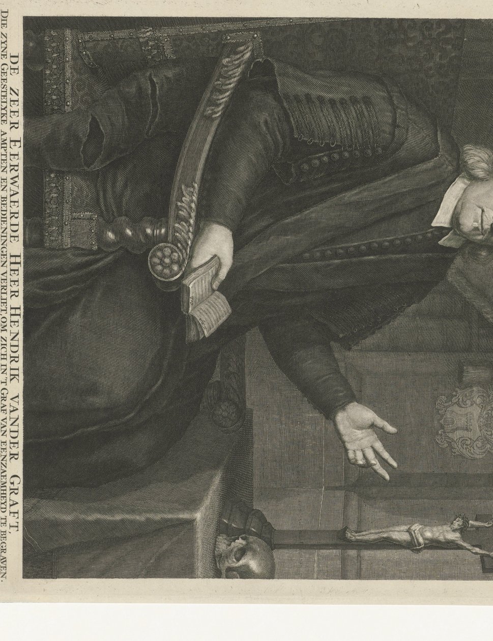 Porträt von Hendrik van der Graft von Johannes Willemsz. Munnickhuysen