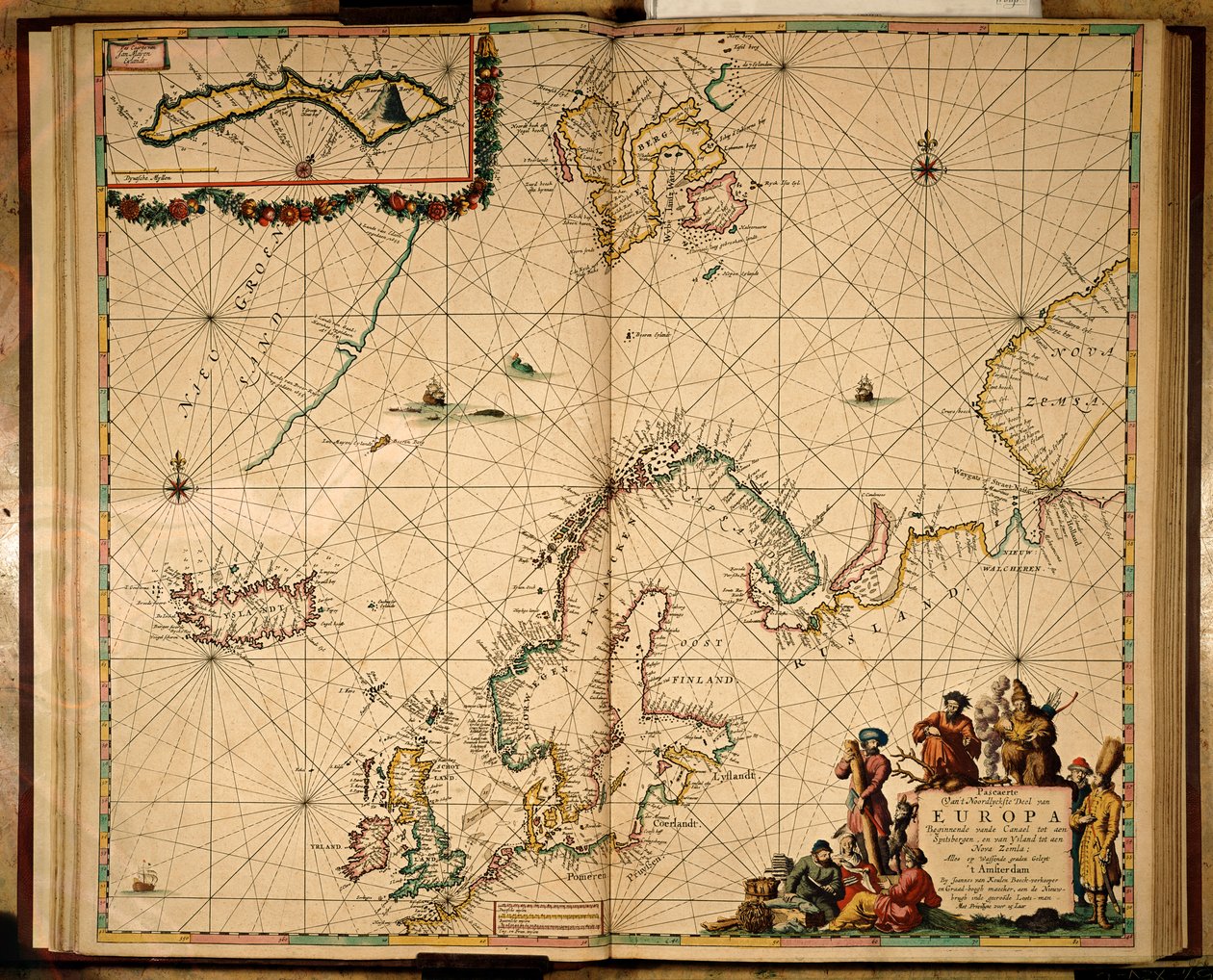 Karte von Nordeuropa von Johannes van Keulen