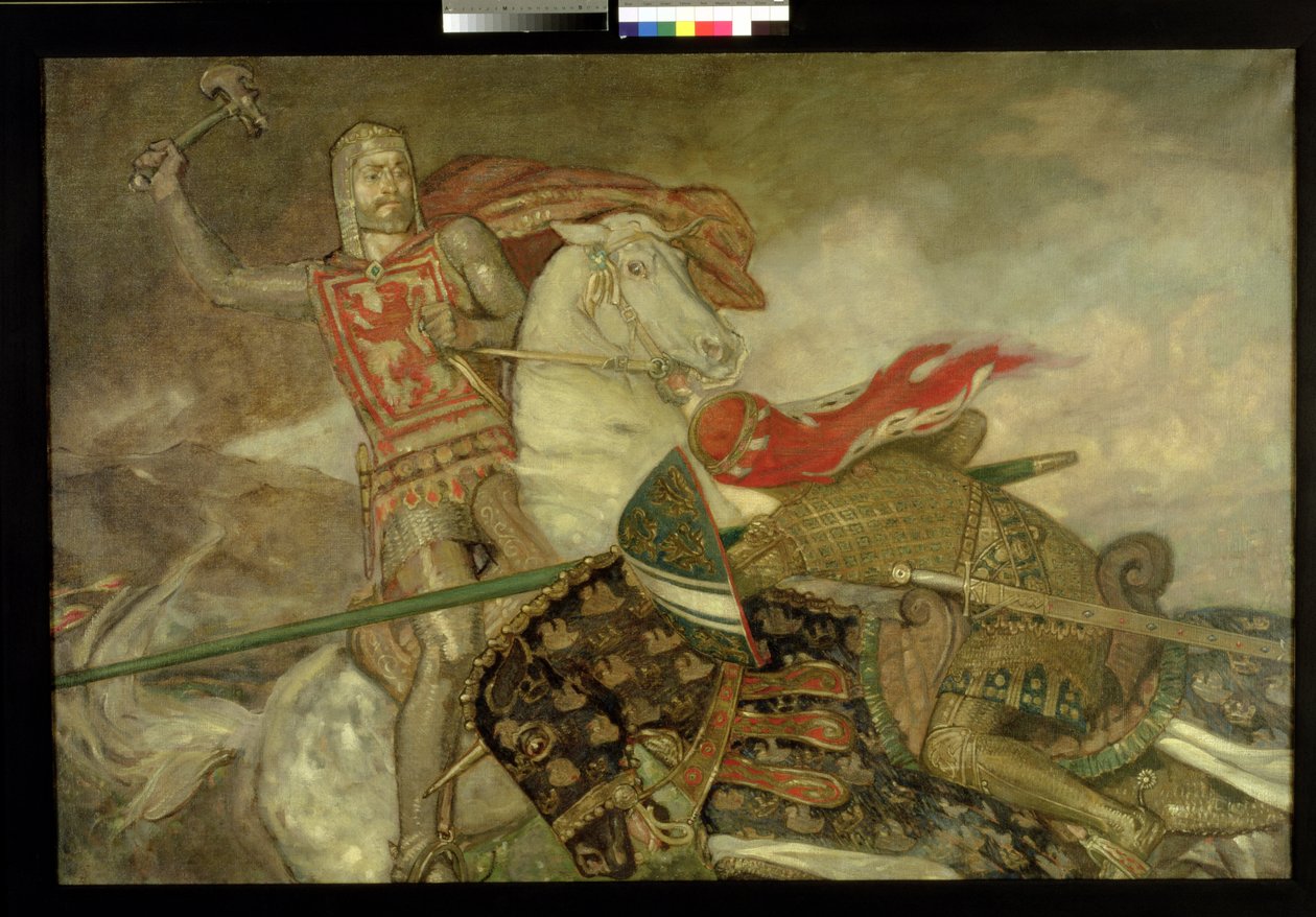 Bruce und de Bohun, ca. 1913-14 von John Duncan
