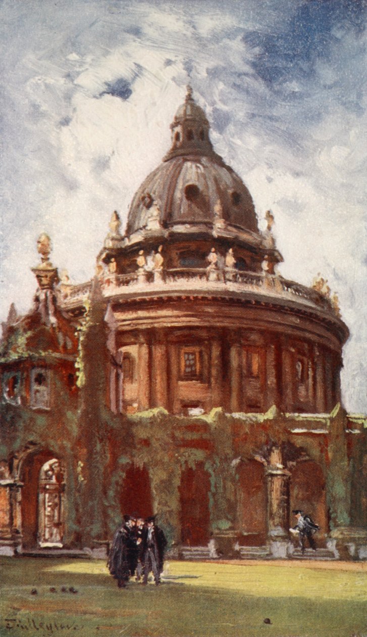Die Radcliffe-Bibliothek oder Camera Bodleian, vom All Soul