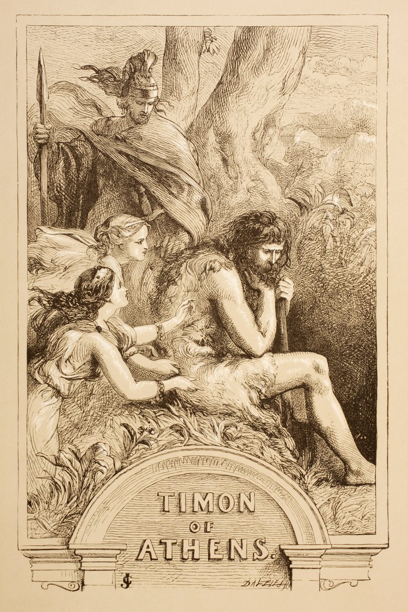 Illustration für Timon von Athen, aus 