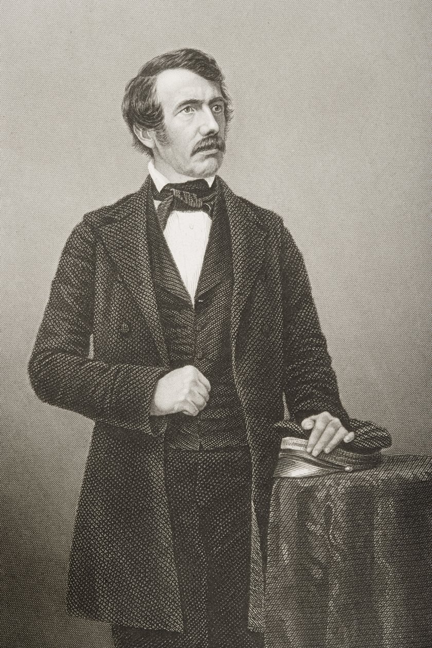 David Livingstone (1813-73) graviert von D.J. Pound nach einem Foto, aus 