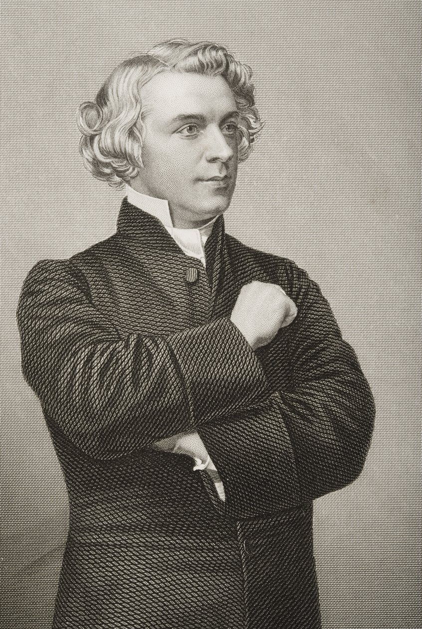 John Chippendall Montesquieu Bellew (1823-74), graviert von D.J. Pound nach einem Foto, aus 