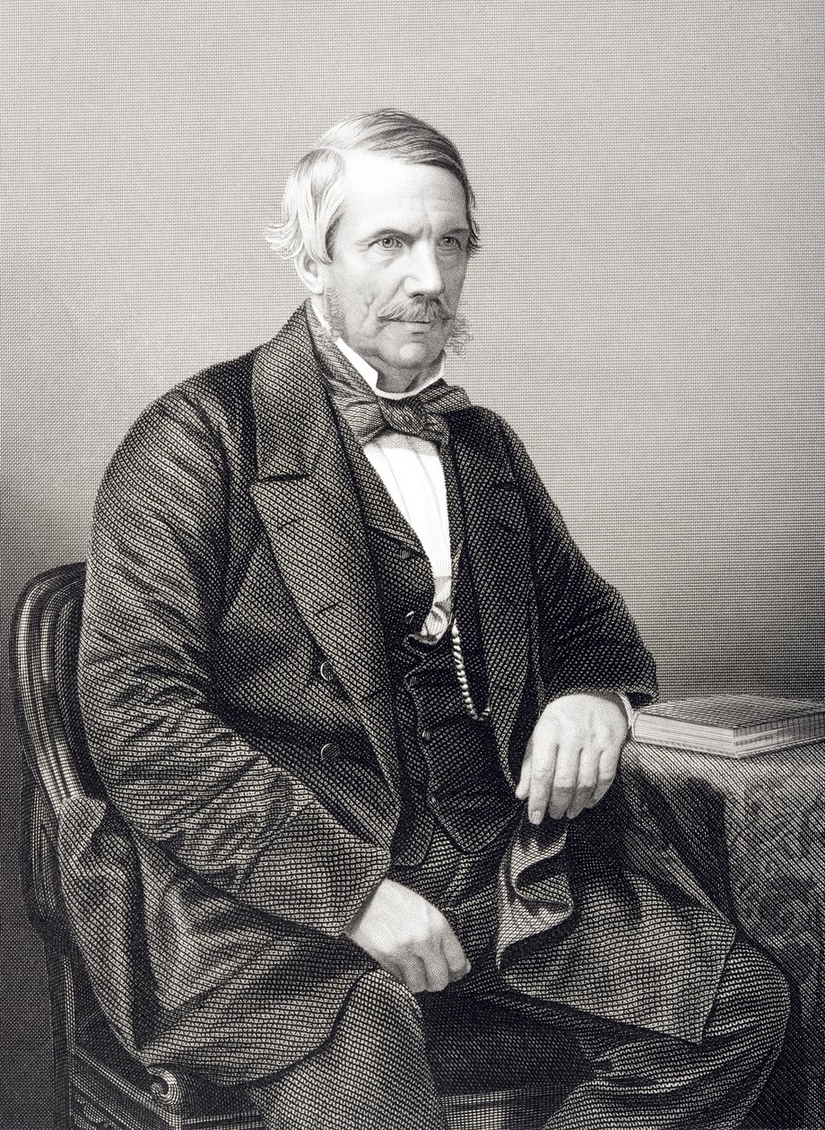 Sir John Laird-Mair Lawrence (1811-79) 1. Baron Lawrence, graviert von D.J. Pound nach einem Foto, aus 