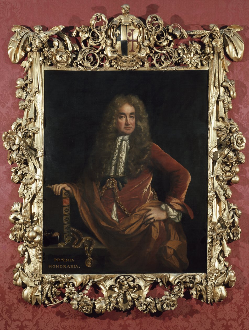 Porträt von Elias Ashmole von John Riley