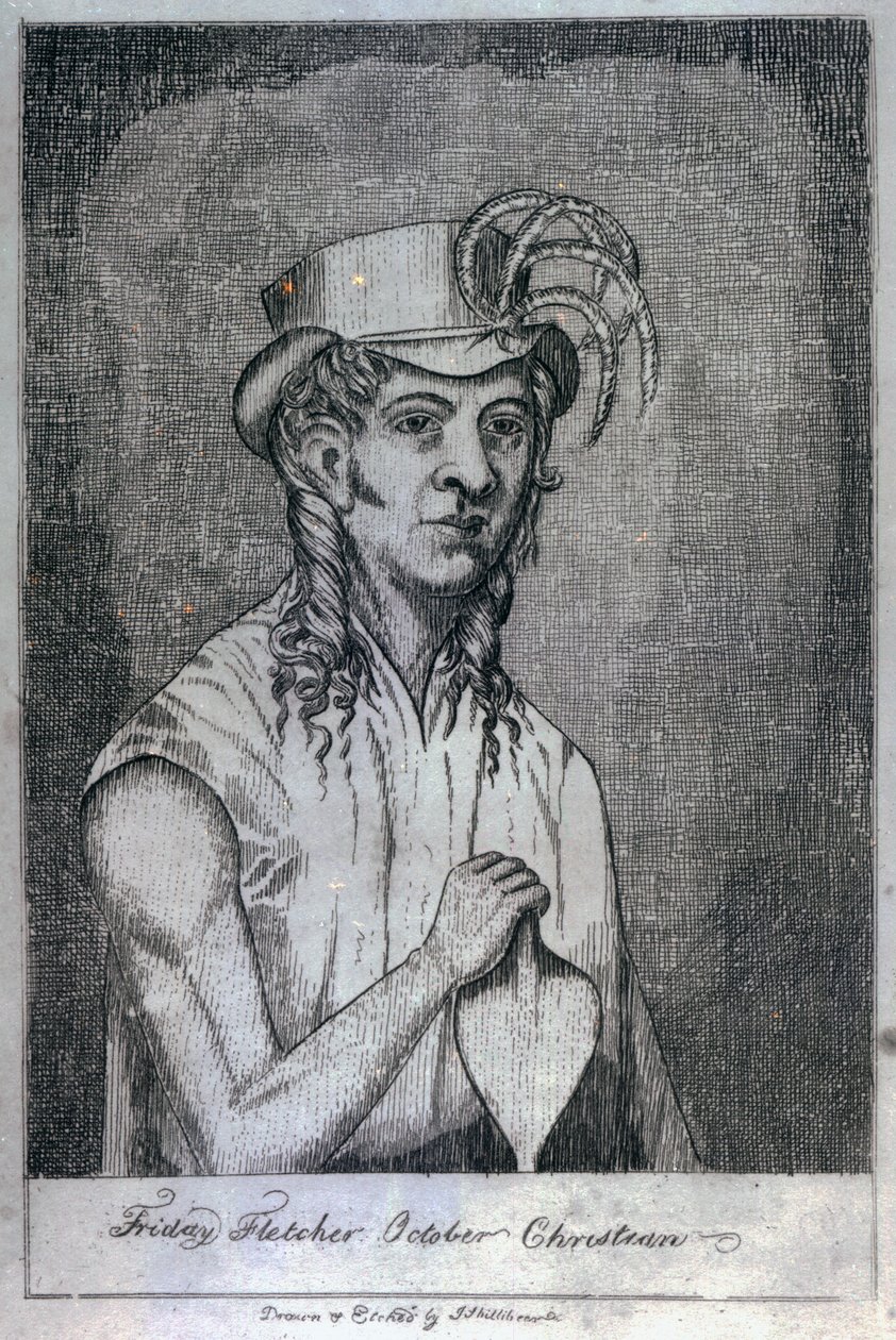 Freitag Fletcher Oktober Christian, Sohn von Fletcher Christian, 1814 von John Shillibeer