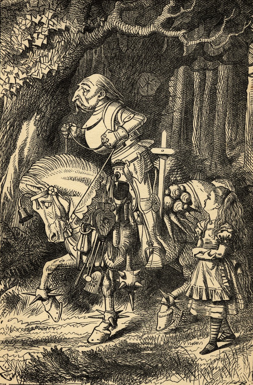 Alice und der Weiße Ritter, Illustration aus 