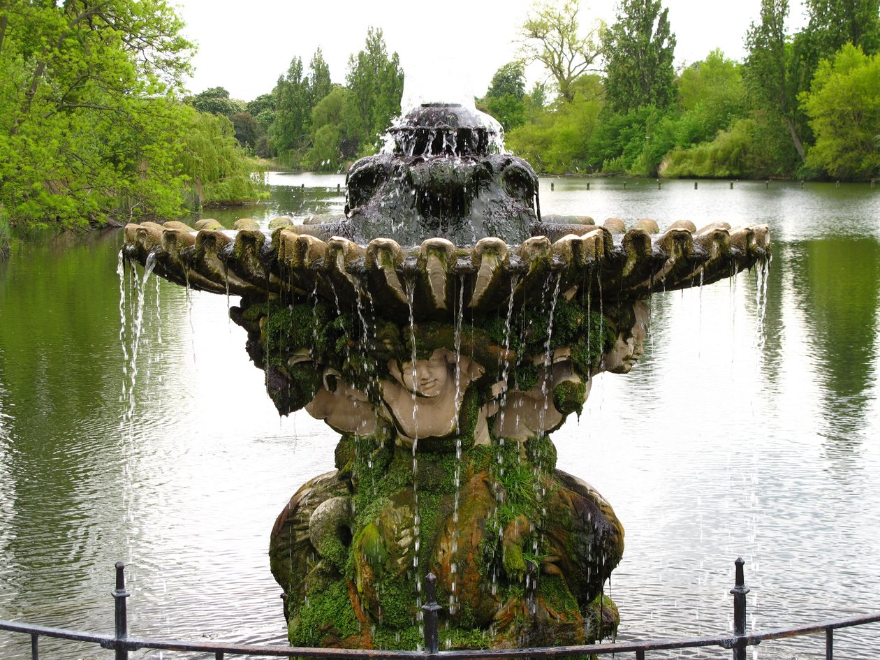 Brunnen im italienischen Garten, 1861 von John Thomas